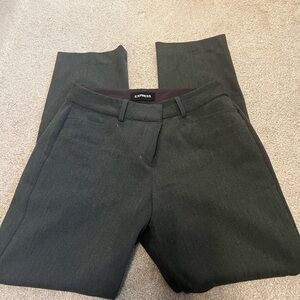 Express Pants Size 2short slim mid rise gray